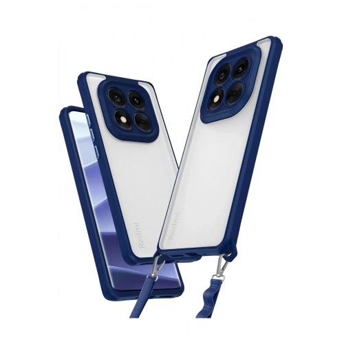 Durukar®   Redmi Note 14 Pro 4G Kılıf Penta Silikon Kılıf - Lacivert