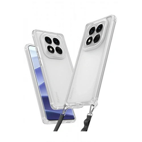 Durukar®   Redmi Note 14 Pro 4G Kılıf Penta Silikon Kılıf - Şeffaf