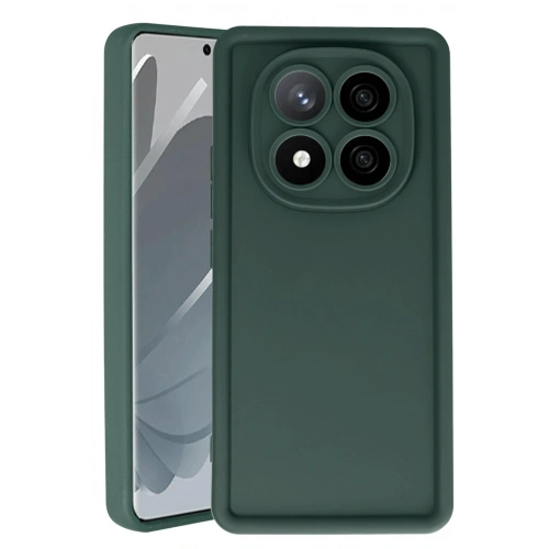 Durukar®   Redmi Note 14 Pro 4G Kılıf Viera Silikon - Koyu Yeşil
