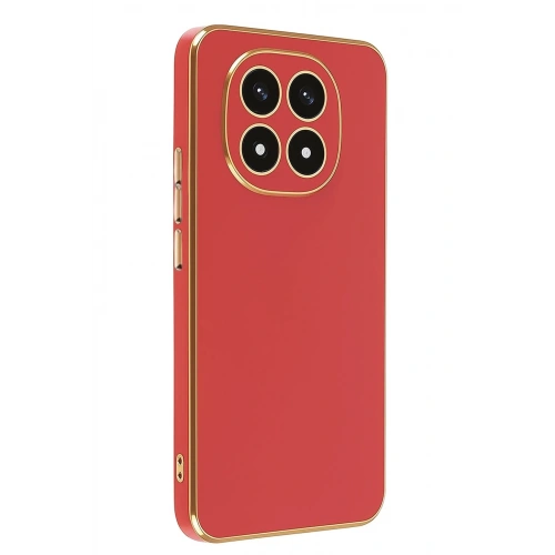 Durukar®   Redmi Note 14 Pro 4G Kılıf Volet Silikon - Kırmızı