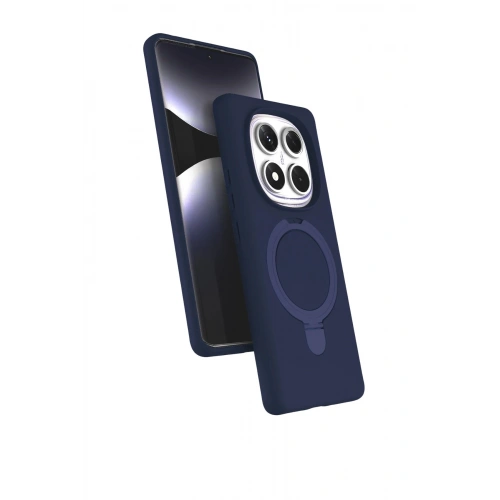 Durukar®   Redmi Note 14 Pro 4G Regal Magsafe Standlı Kapak - Lacivert