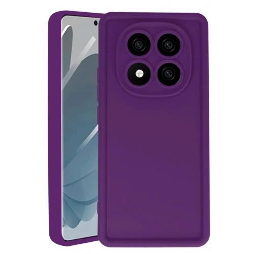 Durukar®   Redmi Note 14 Pro 5G Kılıf Viera Silikon - Mürdüm