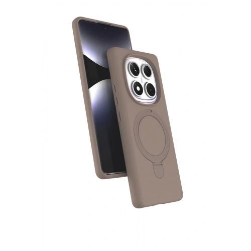 Durukar®   Redmi Note 14 Pro 5G Regal Magsafe Standlı Kapak - Çöl Titanyum