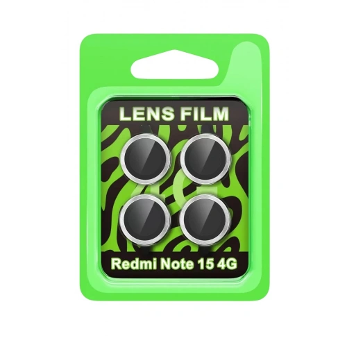 Durukar®   Redmi Note 15 4G Raze Metal Kamera Lens - Gümüş