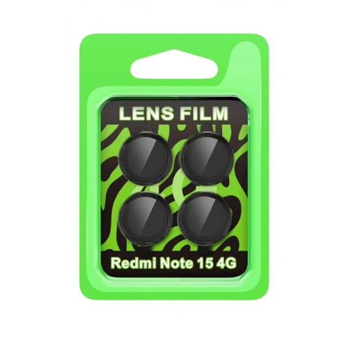 Durukar®   Redmi Note 15 4G Raze Metal Kamera Lens - Siyah