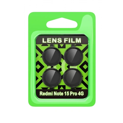 Durukar®   Redmi Note 15 Pro 4G Raze Metal Kamera Lens - Siyah