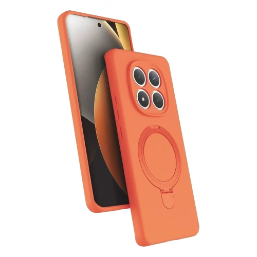 Durukar®   Redmi Note 15 Pro 4G Regal Magsafe Standlı Kapak - Turuncu