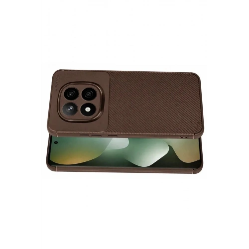 Durukar®   Redmi Note 15 Pro 5G Auto Focus Karbon Kapak - Kahverengi