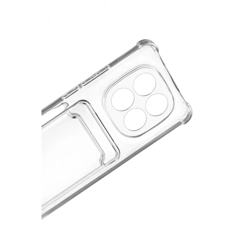 Durukar®   Redmi Note 15 Pro 5G Kart Şeffaf Silikon - Şeffaf