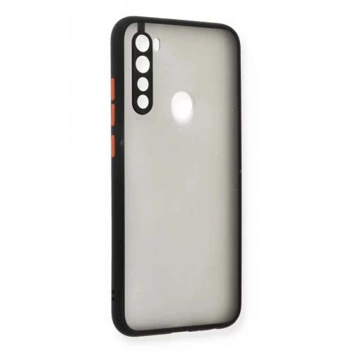 Durukar®   Redmi Note 8 Kılıf Montreal Silikon Kapak - Siyah