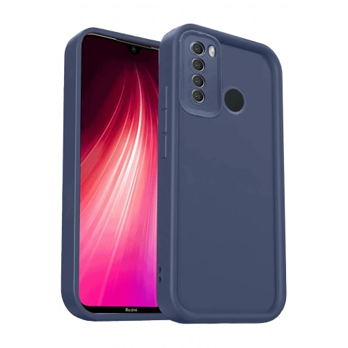 Durukar®   Redmi Note 8 Kılıf Viera Silikon - Lacivert
