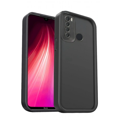Durukar®   Redmi Note 8 Kılıf Viera Silikon - Siyah