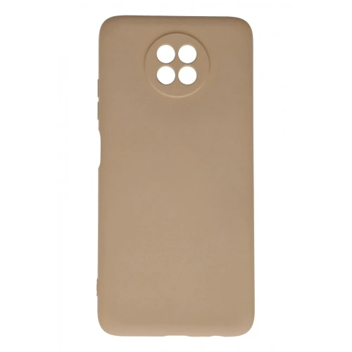 Durukar®   Redmi Note 9 5G Kılıf Nano içi Kadife Silikon - Bej
