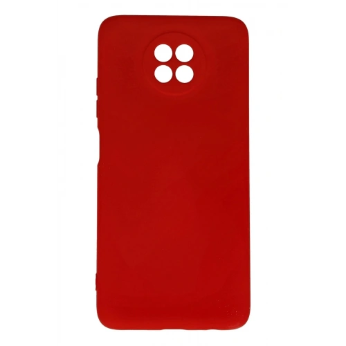 Durukar®   Redmi Note 9 5G Kılıf Nano içi Kadife Silikon - Kırmızı