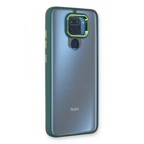 Durukar®   Redmi Note 9 Kılıf Dora Kapak - Haki Yeşil