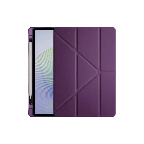 Durukar®   Redmi Pad 2 Kalemlikli Mars Tablet Kılıfı - Mürdüm