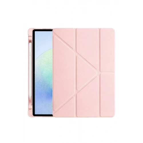 Durukar®   Redmi Pad 2 Kalemlikli Mars Tablet Kılıfı - Rose Gold