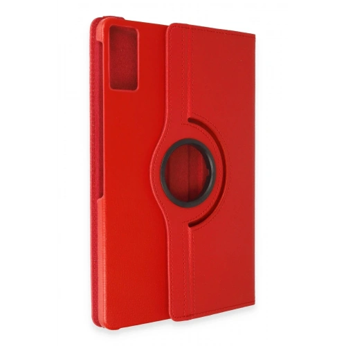 Durukar®   Redmi Pad Kılıf 360 Tablet Deri Kılıf - Kırmızı