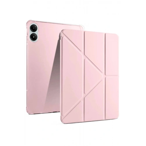 Durukar®   Redmi Pad Pro 12.1 Kılıf Kalemlikli Mars Tablet Kılıfı - Rose Gold