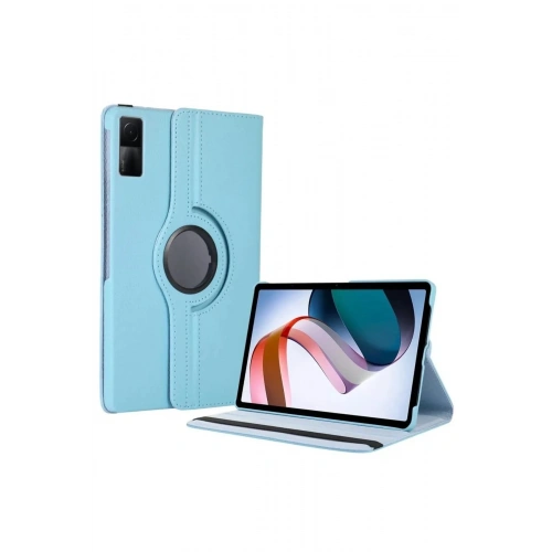 Durukar®   Redmi Pad SE 4G Kılıf 360 Tablet Deri Kılıf - Turkuaz