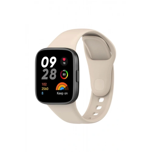 Durukar®   Redmi Watch 3 Klasik Kordon - Bej