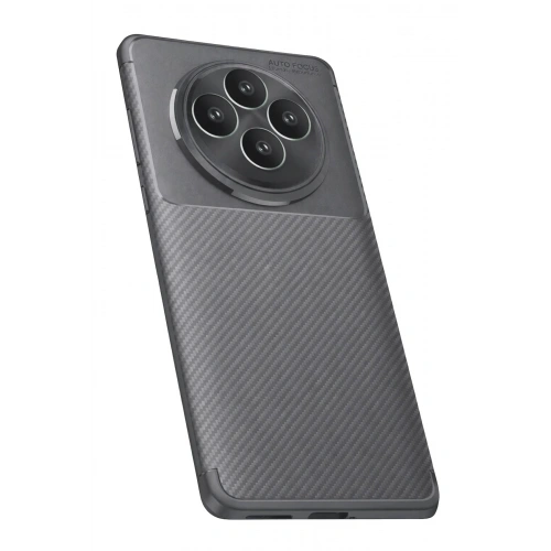 Durukar®   Reno 11 FS Kılıf Auto Focus Karbon Kapak - Gri
