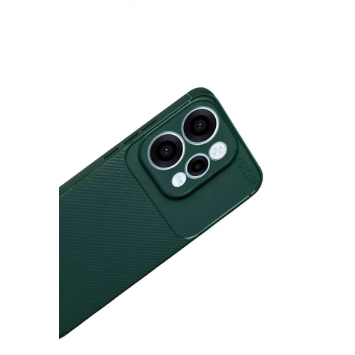 Durukar®   Reno 15 Auto Focus Karbon Kapak - Koyu Yeşil