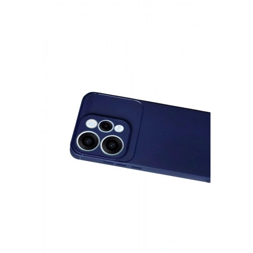 Durukar®   Reno 15 Auto Focus Karbon Kapak - Lacivert