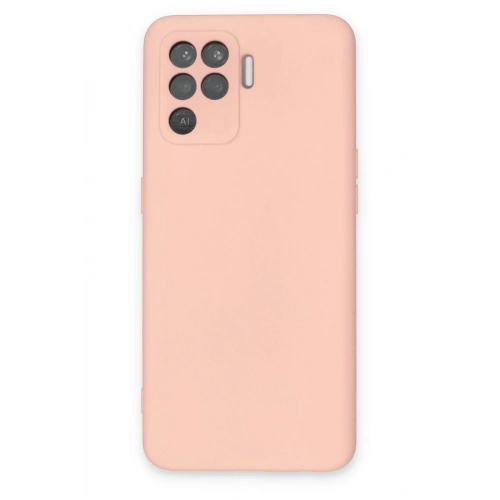 Durukar®   Reno 5 Lite Kılıf Nano içi Kadife Silikon - Pudra