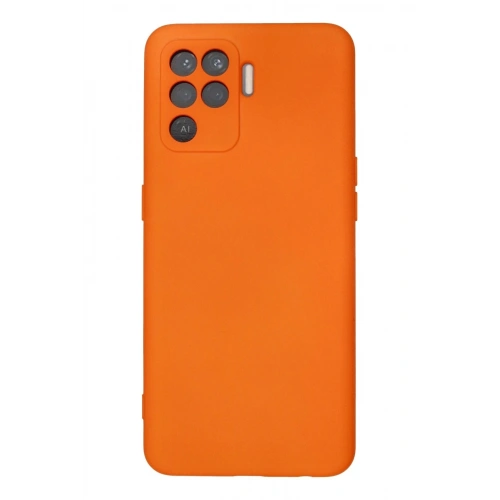 Durukar®   Reno 5 Lite Kılıf Nano içi Kadife Silikon - Turuncu