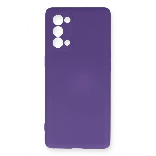 Durukar®   Reno 5 Pro Kılıf Nano içi Kadife Silikon - Mor
