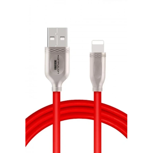 Durukar®  S48 Lightning Kablo iphone Uyumlu 1M 3A - Kırmızı