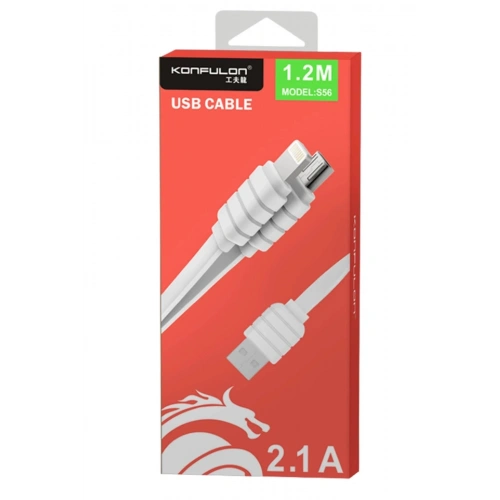 Durukar®  S56 2in1 (Lightning-Micro USB) Kablo 1.2M 2.1A