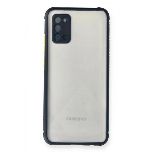 Durukar®  Samsung Galaxy A02S Kılıf Miami Şeffaf Silikon - Lacivert
