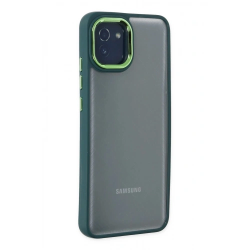 Durukar®  Samsung Galaxy A03 Kılıf Dora Kapak - Haki Yeşil