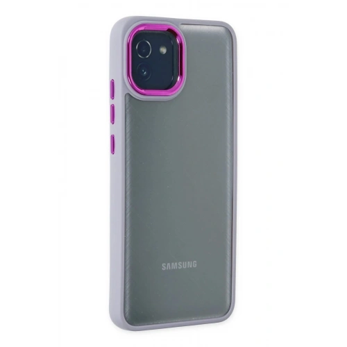 Durukar®  Samsung Galaxy A03 Kılıf Dora Kapak - Lila