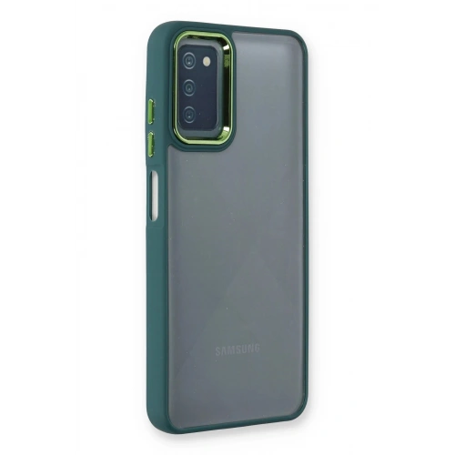 Durukar®  Samsung Galaxy A03S Kılıf Dora Kapak - Haki Yeşil