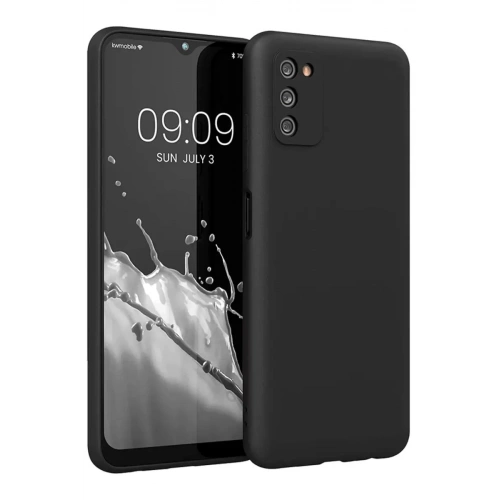 Durukar®  Samsung Galaxy A03S Kılıf First Silikon - Siyah