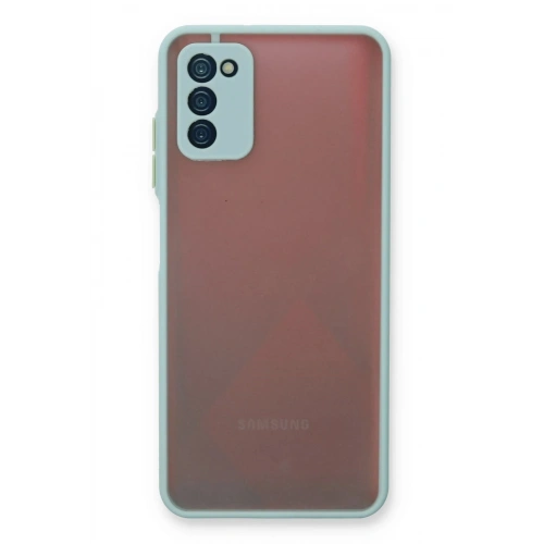 Durukar®  Samsung Galaxy A03S Kılıf Montreal Silikon Kapak - Turkuaz