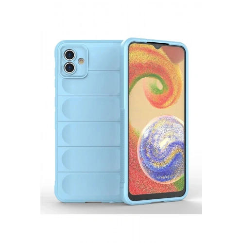 Durukar®  Samsung Galaxy A04 Kılıf Optimum Silikon - Sky Blue