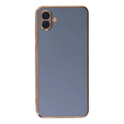 Durukar®  Samsung Galaxy A04 Kılıf Volet Silikon - Mavi