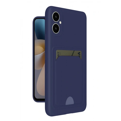 Durukar®  Samsung Galaxy A05 Kelvin Kartvizitli Silikon - Lacivert