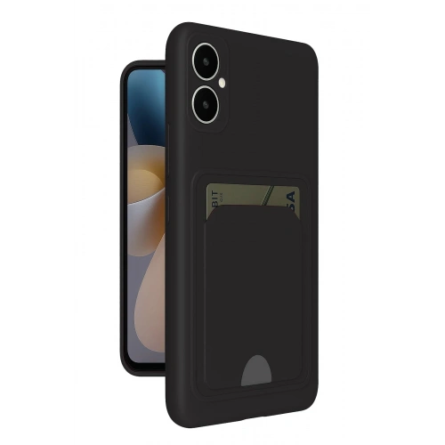 Durukar®  Samsung Galaxy A05 Kelvin Kartvizitli Silikon - Siyah