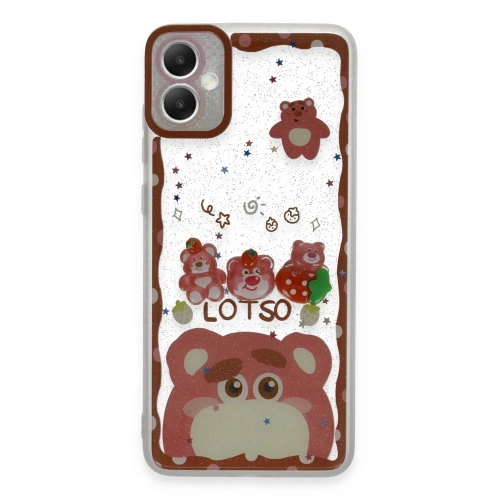 Durukar®  Samsung Galaxy A05 Kılıf Sweet Desenli Silikon Kapak - Pembe