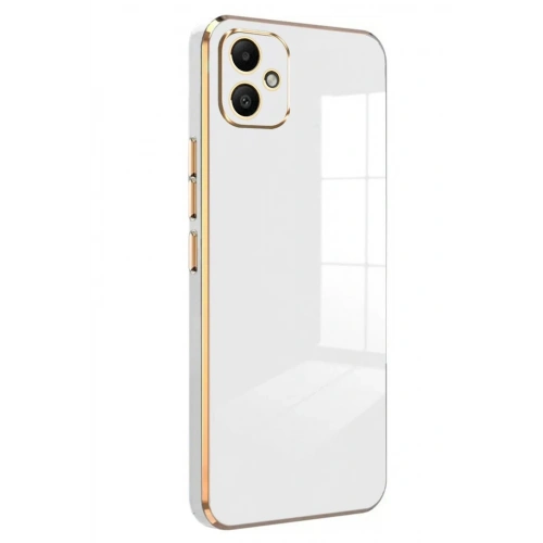 Durukar®  Samsung Galaxy A05 Kılıf Volet Silikon - Beyaz