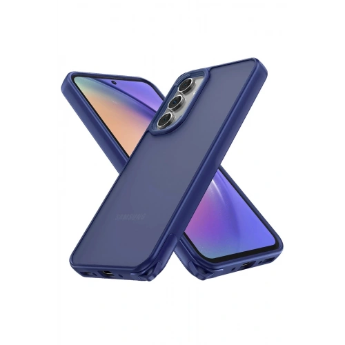 Durukar®  Samsung Galaxy A05S Kılıf Elegant Kapak - Lacivert