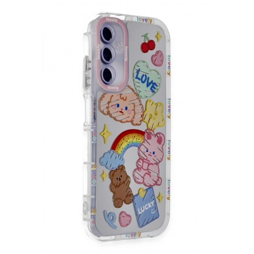 Durukar®  Samsung Galaxy A05S Kılıf Reflexion Desenli Kapak - Desen 4
