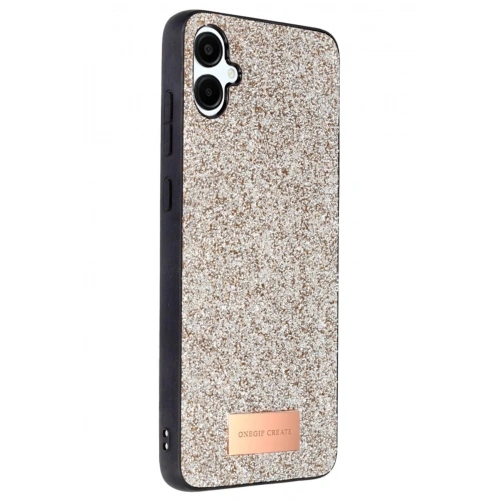 Durukar®  Samsung Galaxy A06 Bright Simli Kapak - Gold
