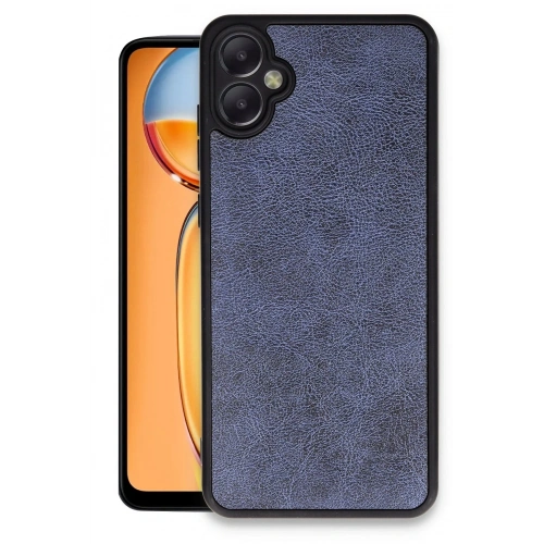 Durukar®  Samsung Galaxy A06 Kılıf Aras Deri Kapak - Lacivert