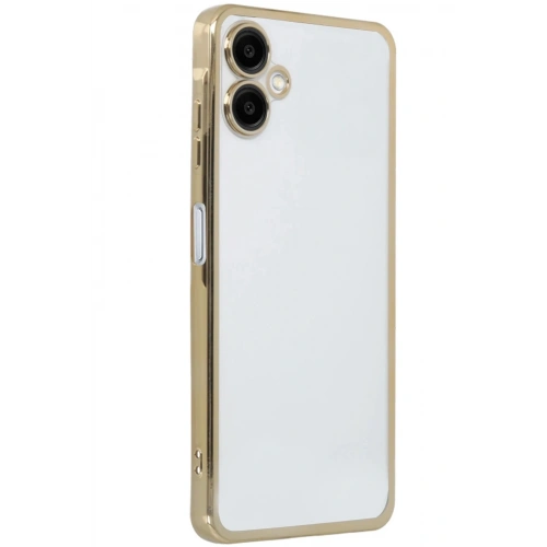 Durukar®  Samsung Galaxy A06 Kılıf  Lensli Silikon - Gold